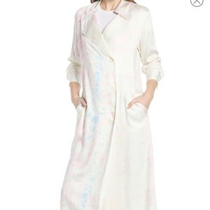 Something Navy Trench Coat
